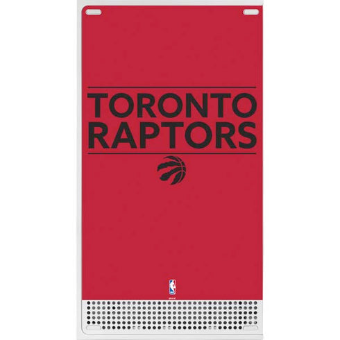 NBA Toronto Raptors Standard - Red Xbox Series S Console Skin